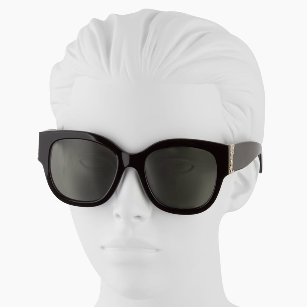 Saint Laurent 
Monogram Acetate 56MM Cat-eye Sunglasses - Picture 4 of 7